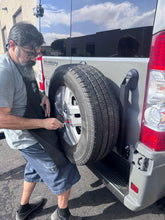 Load image into Gallery viewer, Travato Bike Rack Conversion Spare Tire Mount Right Hand Door