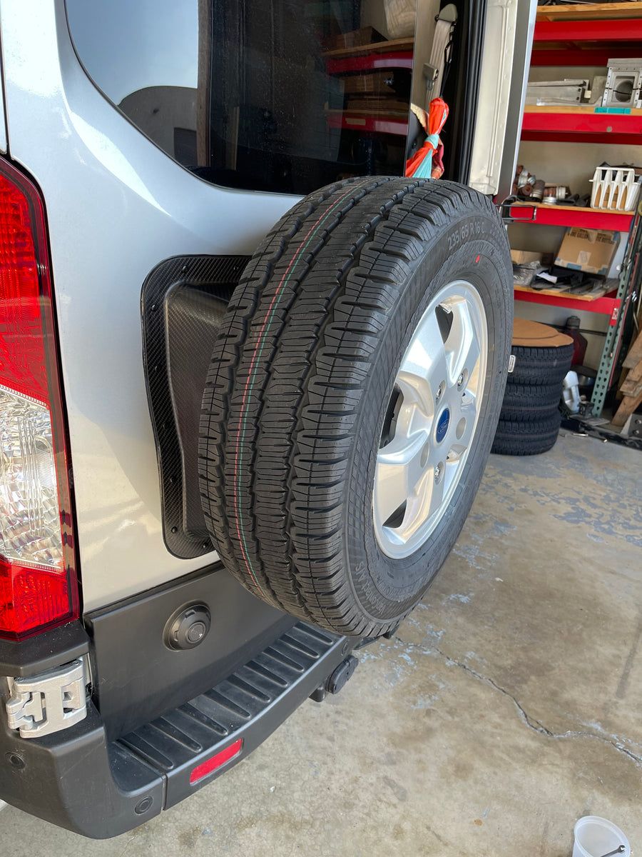 Ford Transit Spare Tire Mount – Landed Gear, Inc.