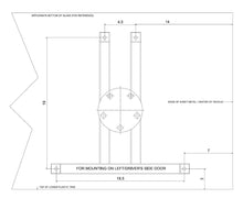 Load image into Gallery viewer, Promaster Van Spare Tire Mount Left Hand Door