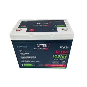 Epoch Essential 12V x 105Ah LiFePO4 Battery