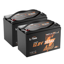 Load image into Gallery viewer, LiTime 2 X 165Ah LiFePO4 batteries, Lithium 225 BIM Installed in Solis Pocket