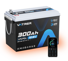 Load image into Gallery viewer, Vatrer 2 X 300Ah LiFePO4 batteries, Lithium 225 BIM Installed in Travato