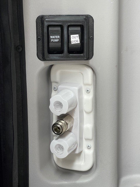 Winnebago Revel garage double switch cover